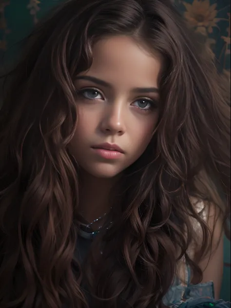 Menina russa, 12 anos, cabelos pretos longos, olhos azuis, mini saia, fotorrealista, fotografia, piece of master, Realistic, rea...