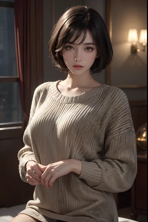 Detailed details,、hight resolution、hightquality、Perfect dynamic  composition、Beautiful detailed eyes、short-hair、Small breasts、Natural Color  Lip、Kamimei、Shibuya、20 years girl、1 persons、Transparent skin、Glowing hair、masutepiece、Best  Quality