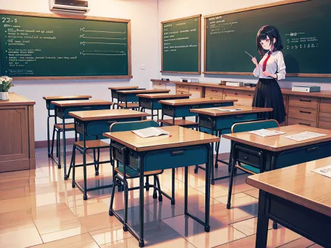 (best quality,4k,8k,highres,masterpiece:1.2), ultra-detailed, (realistic,photorealistic,photo-realistic:1.37), teacher giving a ...