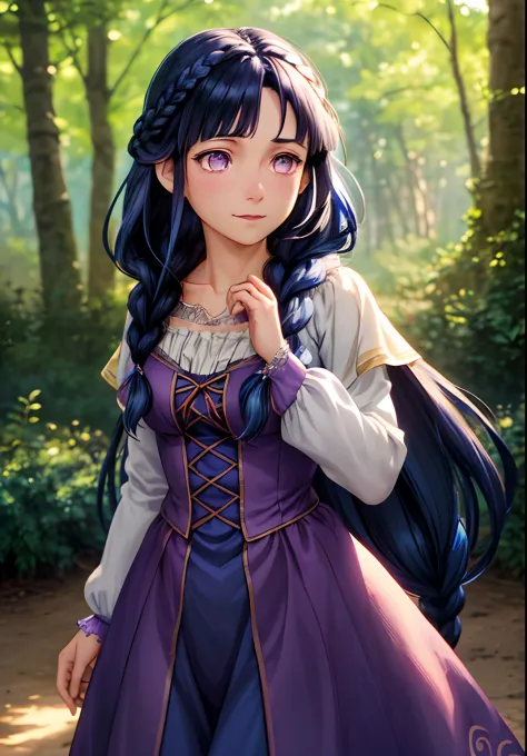 Dappled Light,(Rapunzelwaifu),very braid one  long dark blue hair,soft purple dress, and adventurous spirit make her a favorite ...