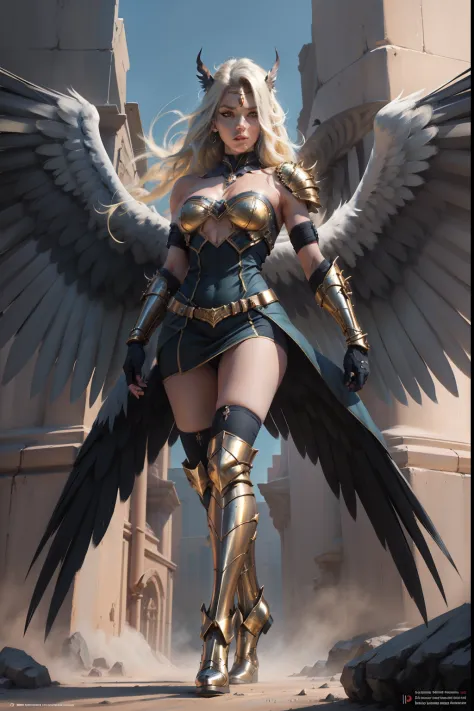 DC Comics' "Hawkwoman" is Shiera Hall, a Hawkgirl in DC Comics. She is often portrayed with the following physical characteristics:
     Hair: Shiera Hall has long blonde hair, usually worn loose or slightly wavy.
     Eyes: Her eyes are portrayed as blue ...