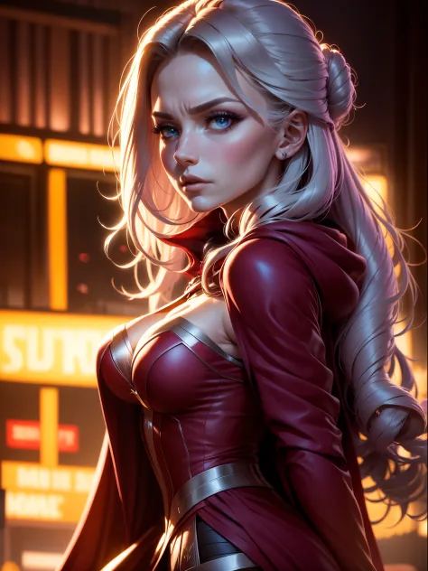 (New York: 1.5), (time square: 1.5), Scarlet Witch, whose real name is Wanda Maximoff, has magical powers and a connection to th...