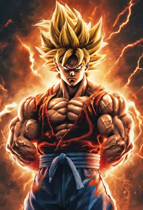 Free Ai Image Generator - High Quality and 100% Unique Images -  — Goku  SSJ1 Hyper realistic