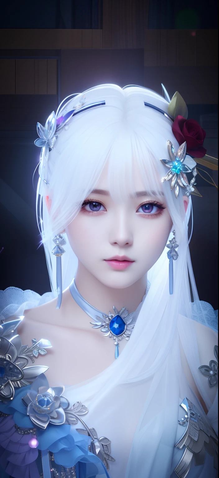 (极其细致的 CG unity 8k 壁纸), 世界上最美丽的艺术品, 1女孩, 上半身,韩国偶像, 吉秀,