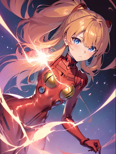 ((souryuu asuka langley, interface headset, red bodysuit:1.4, blonde)),(glowing eyes:1.233),(beautiful and detailed eyes:1.1),(e...