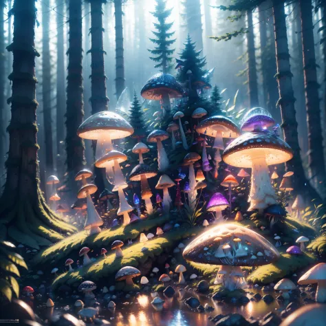 Magic Forest Of Shrooms