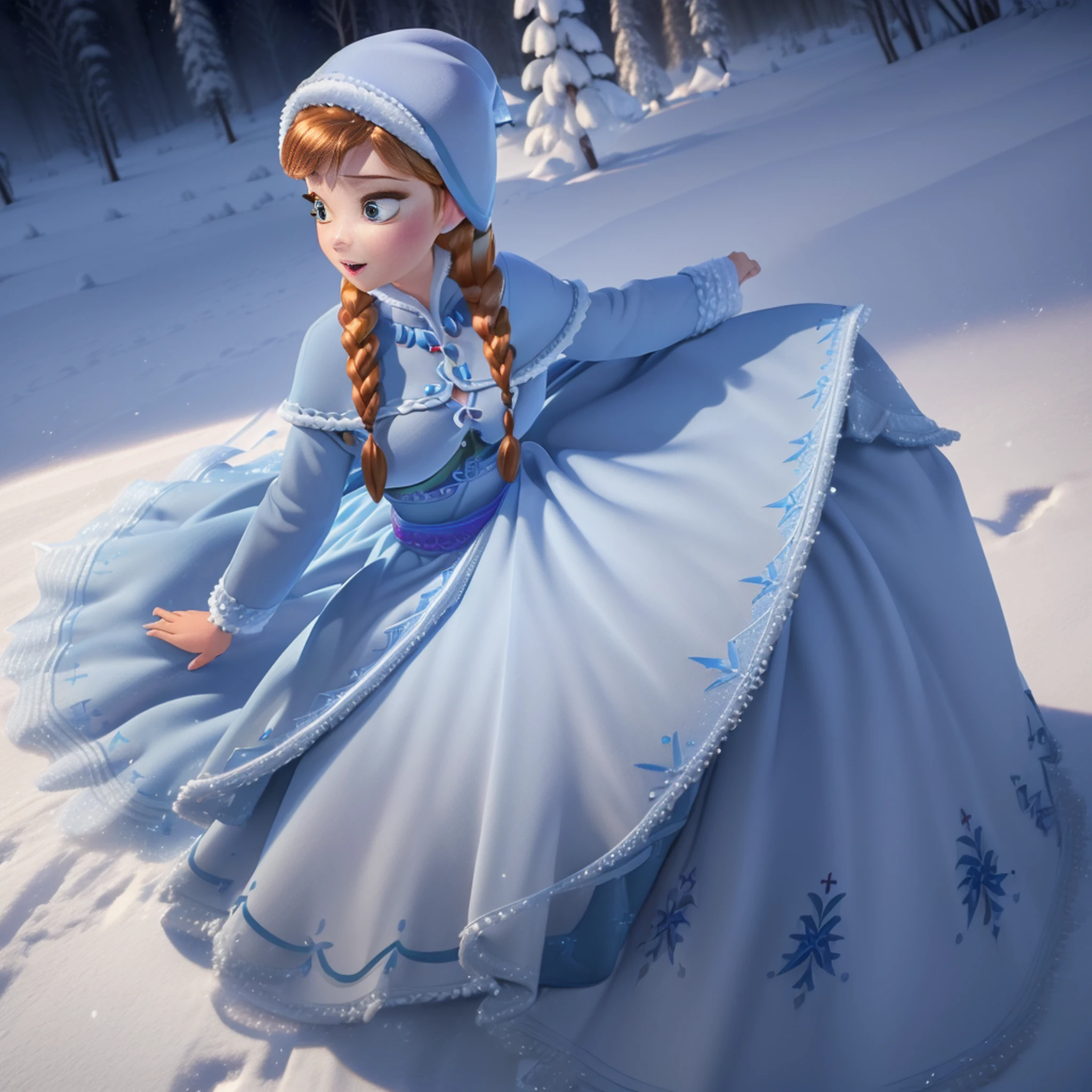 Disney princess anna from frozen - SeaArt AI