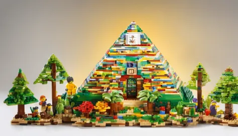 Lego，pyramid，the trees，toys