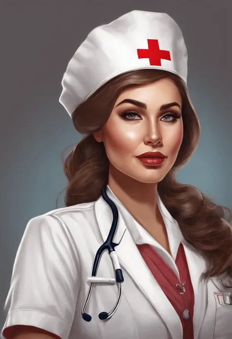 nurse hat，medical illustration，Medical supplies，Highly detailed ...