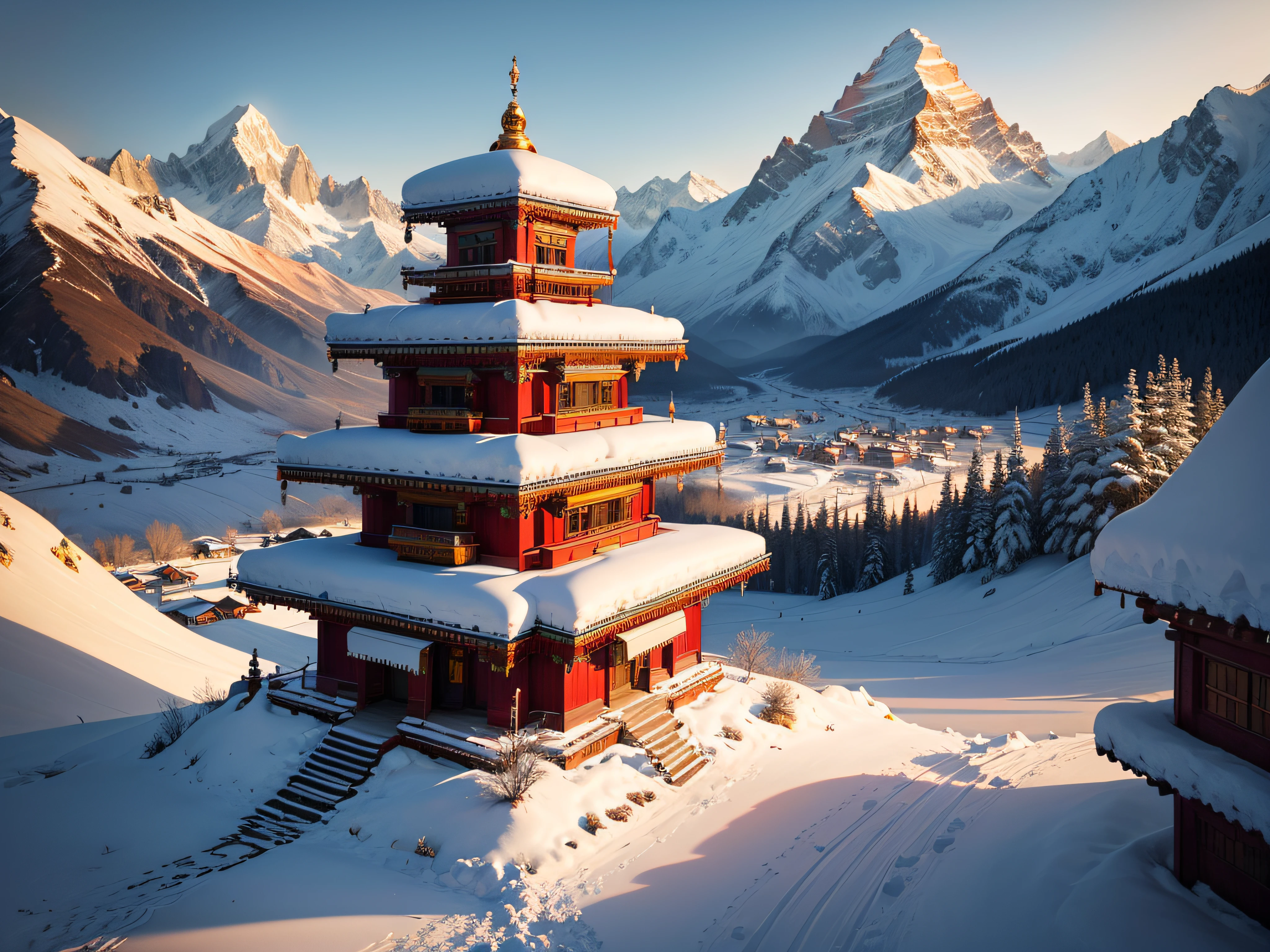 Tibetan best sale mountain temple