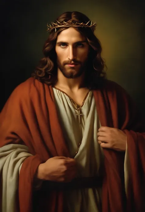 Jesus Christ wearing a tunic - SeaArt AI