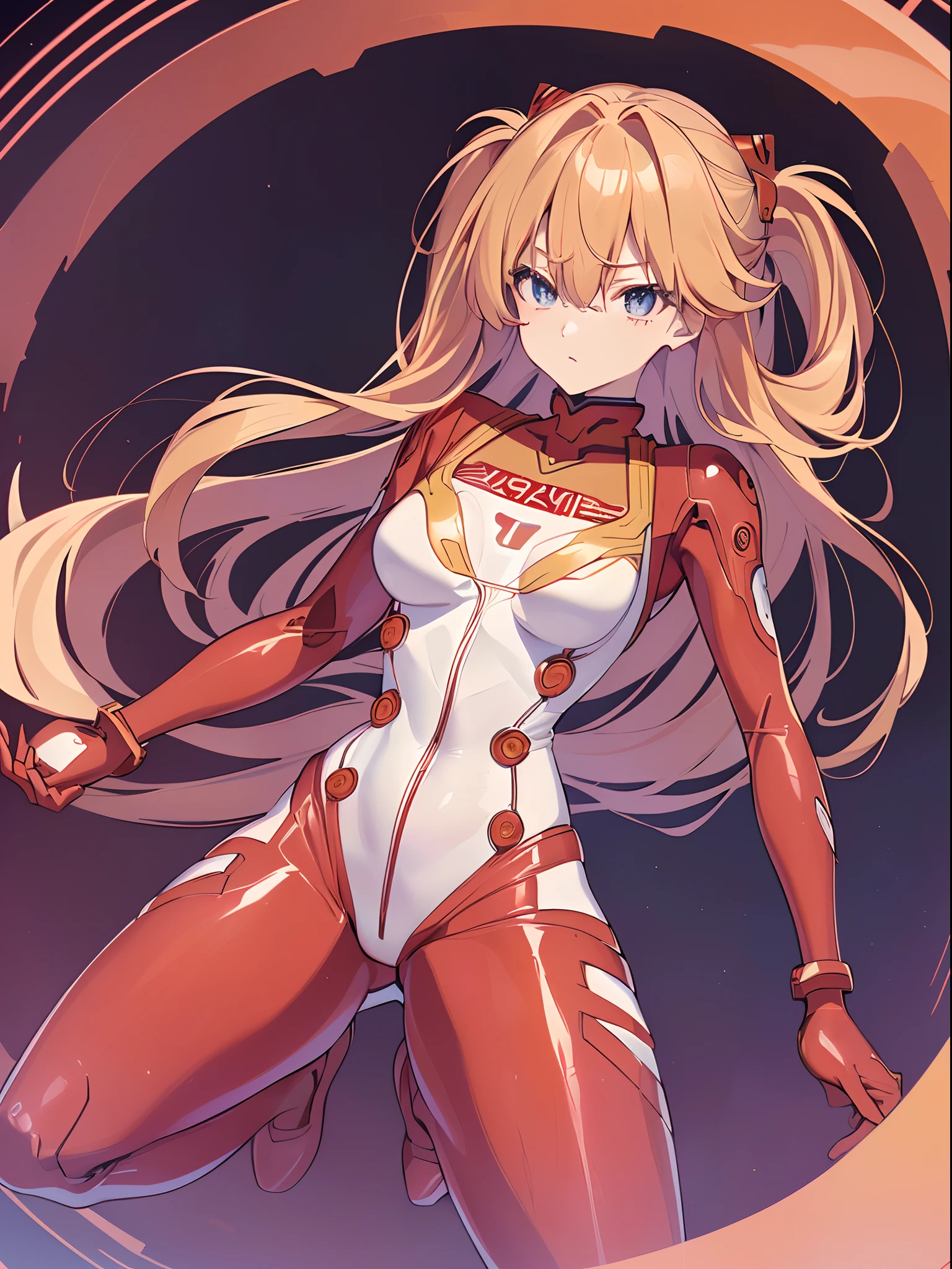 ((souryuu asuka langley,bodysuit,red plugsuit1.2,Blonde)),(Glowing eyes:1.233), diffuse reflection, high-profile, majestic,(Tsundere,extremely blushing,)(Beautiful and detailed eyes:1.3),1girll,Solo,(Masterpiece,Best quality, offcial art,Target the audience, Beautiful and aesthetic:1.3),(超高分辨率,Golden ratio, (4K), looking from above,((lying),Floating, (photon maping, Radio City, Physically-based rendering,automatic white balance),Amazing,Sharp focus,Rich background, (((highdetailskin,)))Dynamic lighting,Intricately detailed clothing,Glowing eyes,Watery eyes,(masterpiece sidelighting),(a beauty girl,The sheen),[[Delicate fingers and hands:0.55]::0.85],(Detail fingers),((((BREAK,Design an image with a fisheye lens effect, capturing a wide field of view with a distinctive, curved perspective:1.8.BREAK,)))Superior photographic quality((extremely_Detailed_Eyes_and_face)),(Disheveled hair),Movie girl,