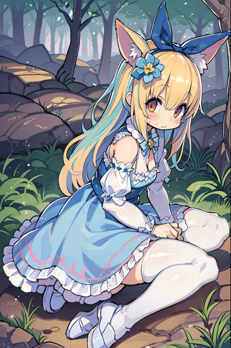 Alice \(Alice in Wonderland\),kawaii、tiny girl、Cheshire Cat