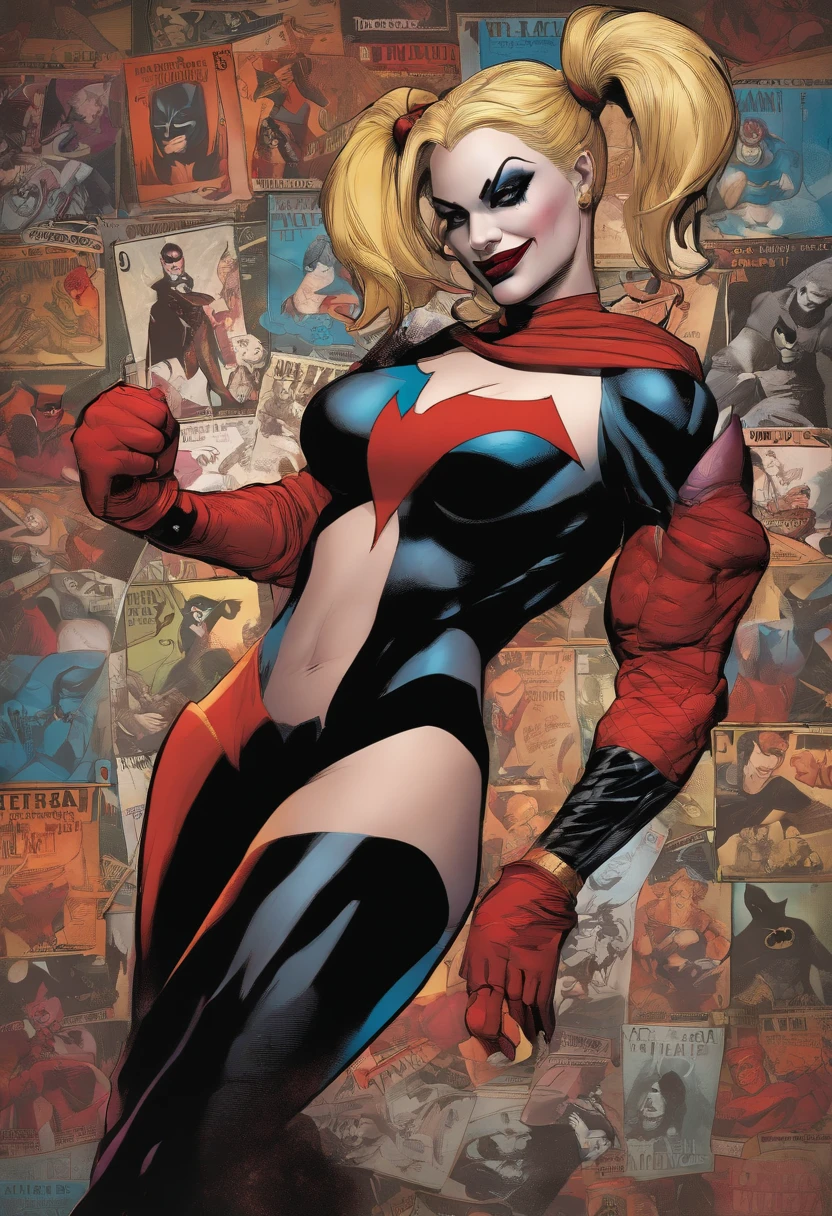 Harley harley is a female superhero who is a very attractive character -  SeaArt AI