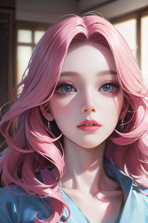 6-person dormitory, indoor environment, girl, delicate facial features, reddish face, official art, masterpiece, sharp focus, (beautiful gorgeous cute Korean woman: 1.3), (beautiful cute Korean: 1.3), Korean beauty, delicate beautiful hair and eyes and fac...