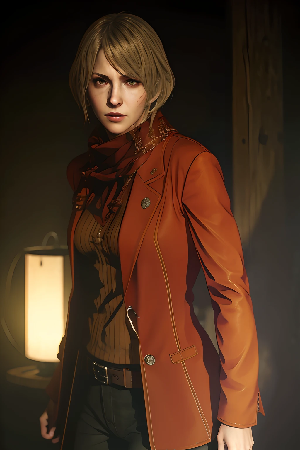 Ashley aus Resident Evil 4 steht still