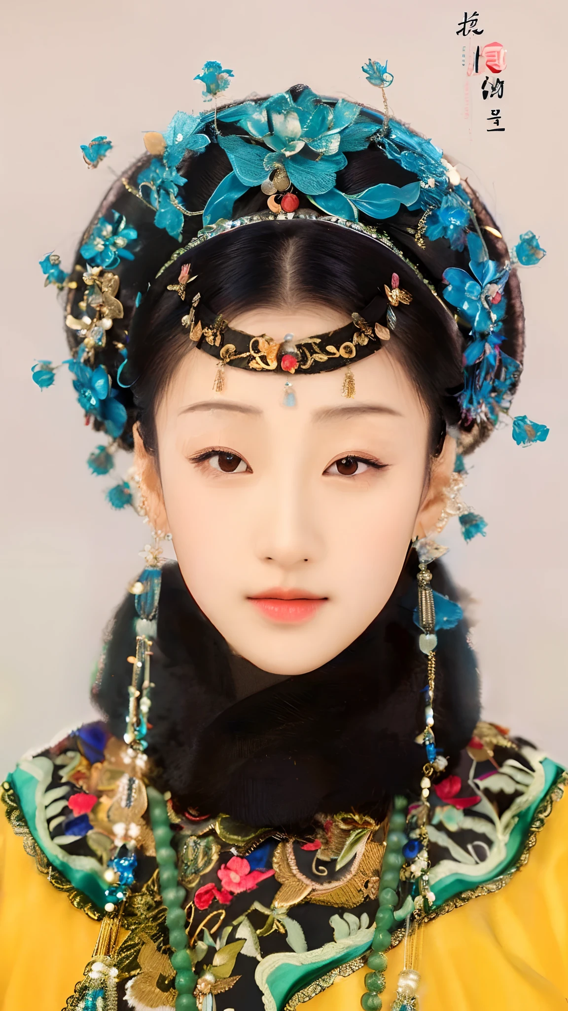 Masterpiece, absurdres,award winning photo, extremely detailed, amazing, fine detail, extremely detailed eyes and face, by lee jeffries nikon d850 film stock photograph 4 kodak portra 400 camera f1.6 lens rich colors hyper realistic lifelike texture dramatic lighting unrealengine trending on artstation cinestill 800 tungsten, qingchao, a woman in a traditional chinese dress poses for a picture , woman wearing a qingchao_dress, qingchao_haircut, qingchao_scarf,