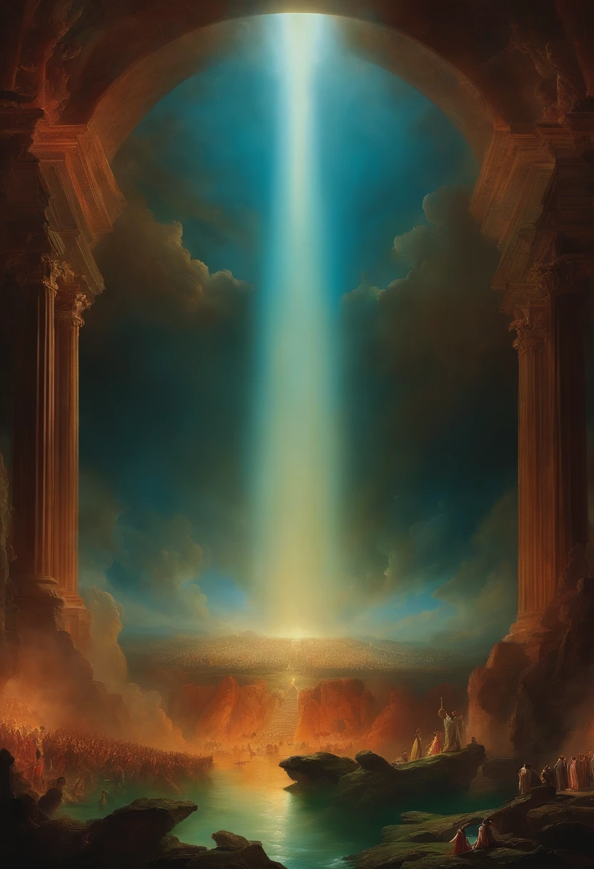 The Last Judgement ในรูปแบบของศิลปินชาวอังกฤษ John Martin