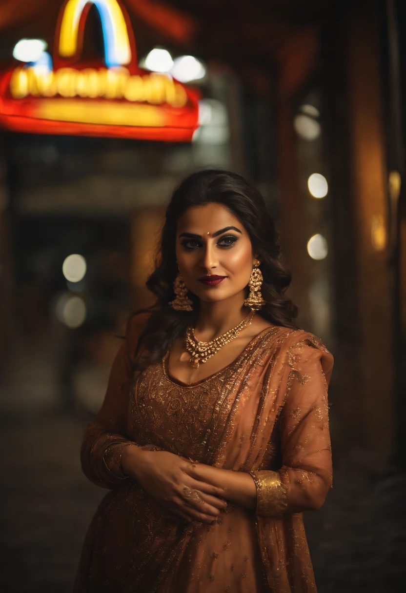 Beautiful Indian young girl in Traditional Saree posing outdoors 4982536  Stock Photo at Vecteezy