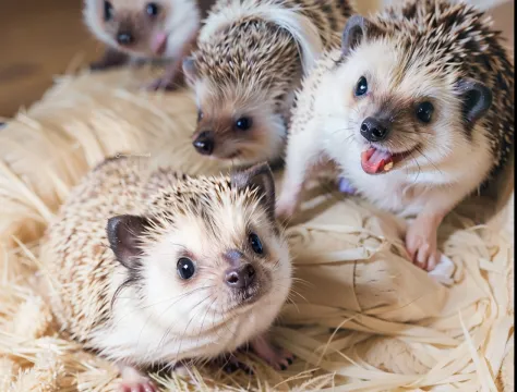 Hedgehog with cute eyes