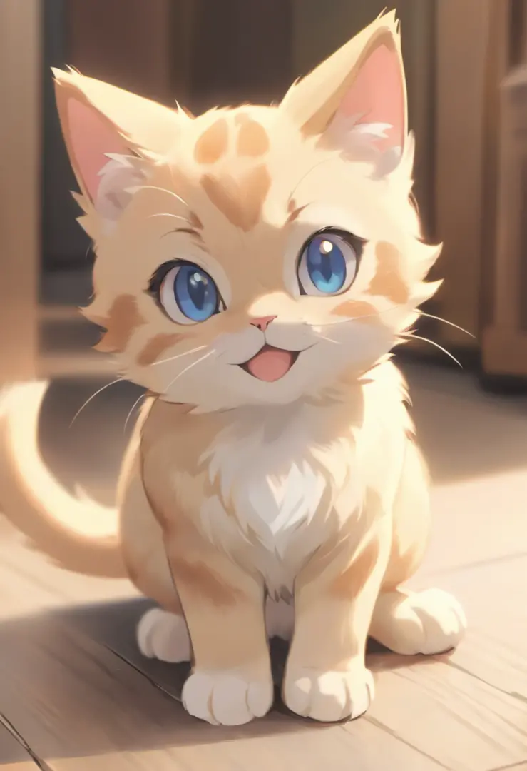 (best quality,4k,8k,highres,masterpiece:1.2),ultra-detailed,(realistic,photorealistic,photo-realistic:1.37),a cute little kitten trembling slightly,soft fur texture,delicate paw pads,expressive eyes,adorable twitching whiskers,hint of vulnerability,gently ...