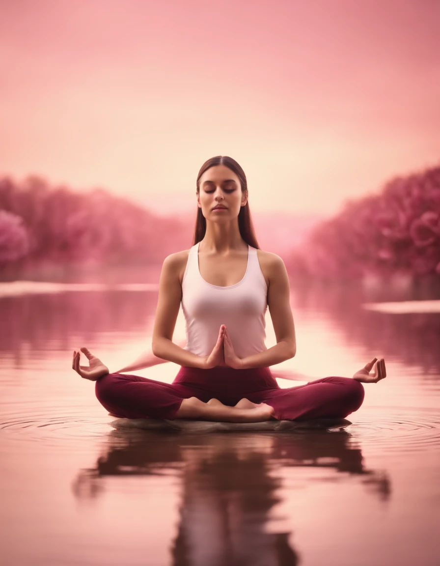 Beutiful Girl Yoga Lotus Pose Practicing Stock Vector (Royalty Free)  2291011771 | Shutterstock