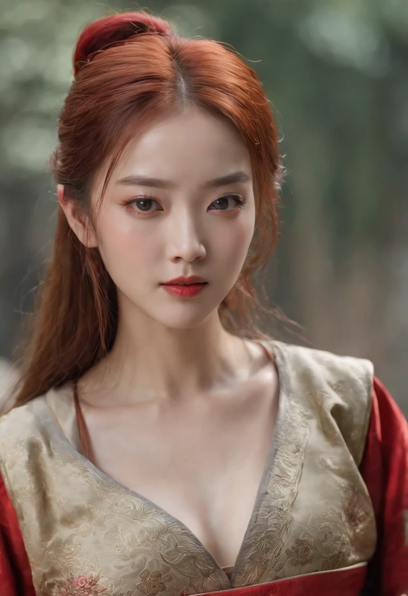 Southern Song Dynasty female assassin，（Delicate facial features），（Rich murderous aura），（The look in the eyes that killed a lot of people），Real Human，Extreme light and shadow，Super light chasing，（intricate detailed clothes），Red head rope，Red bracelet，Southern Song Dynasty female assassin costume（Improve quality1.4）（Perfect body 1:1）（Premium Face 1.3）（Very delicate skin）（Extremely reflective light）（Full body photo）（ultra-realistic realism）