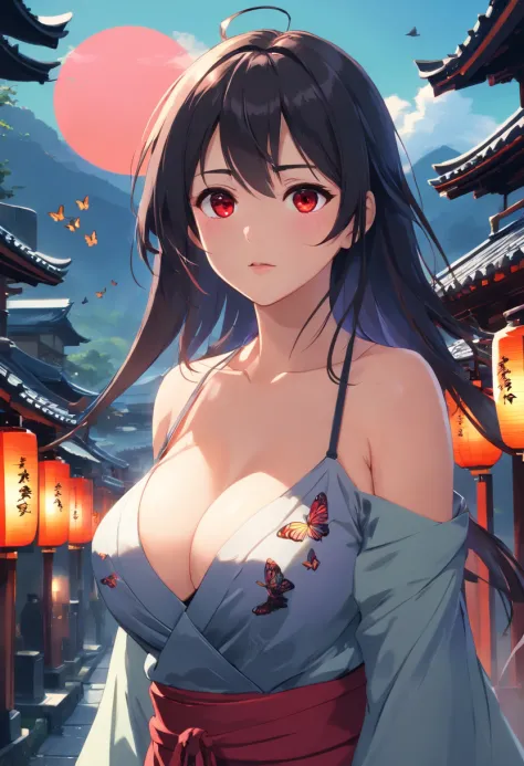 Growing giantess girl tall bursting clothes ripped ripping rip giant breasts  busty bulging moaning embarrassed red blushing scared hiding adorable -  SeaArt AI