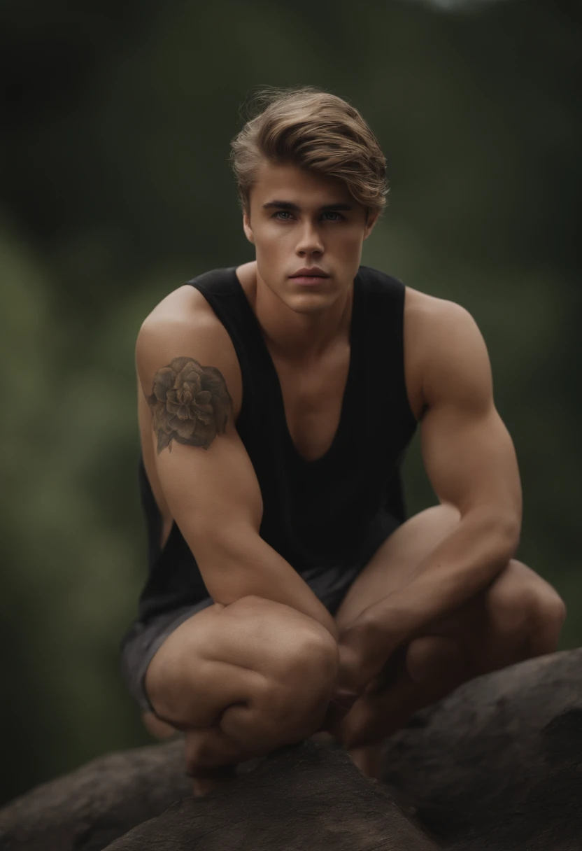 An 18-year-old boy bodybuilder, embodying the perfect fusion of Joey  Lawrence an - SeaArt AI