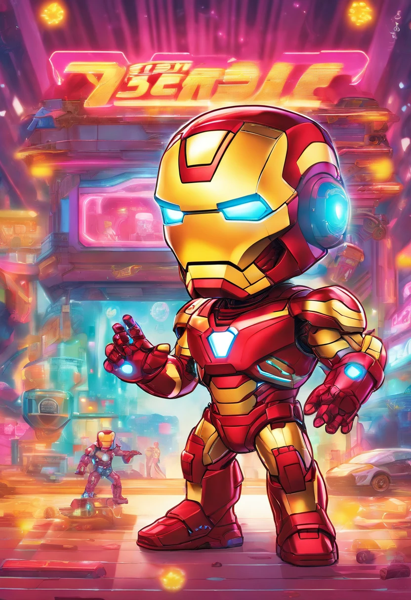 Mướn/Mua Móc Khóa Mô Hình Chibi Iron Man Giá Tốt Nhất Tại LucTieuMi.com