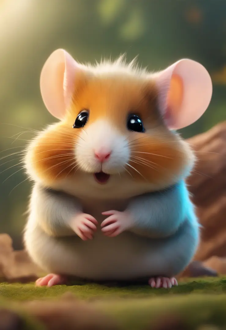 Cartoon hamster