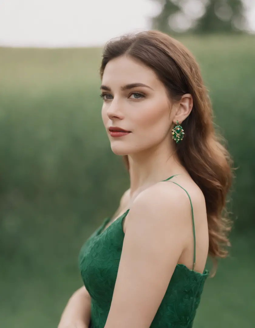 Digital dress room Drop Earrings for Women (Green) (04NE02d) : Amazon.in:  Fashion