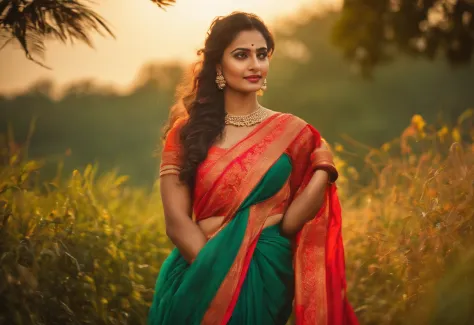 Saree model hi-res stock photography and images - Alamy