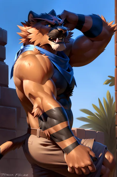 anthro lion slim. 4k, high resolution, best quality disney:1.4, digital drawing,  perfect colors, perfect shadows, perfect lighting, posted on e621, furry body, anthro incineroar:1.4, solo, male, adult, masculine inteligent:1 twenties:1, (skinny:1, fit:0.8...