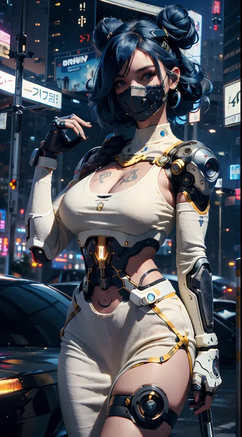 masterpiece, maximum quality,CG art,RTX 4090,best quality,4K,1080p,realistic,CG wallpaper,super high detailed,ultra high resolution, 8k, a woman,beauty,21years old,fair skin, extremely beautiful,strong gaze, alone,portrait,close-up face,cyberpunk outfit, e...