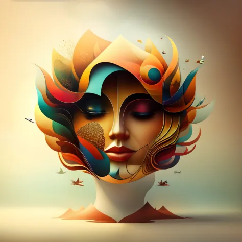 (colorfulsurrealismai:0.5), (sapatilha), retrato de mulher linda, powerful explosion