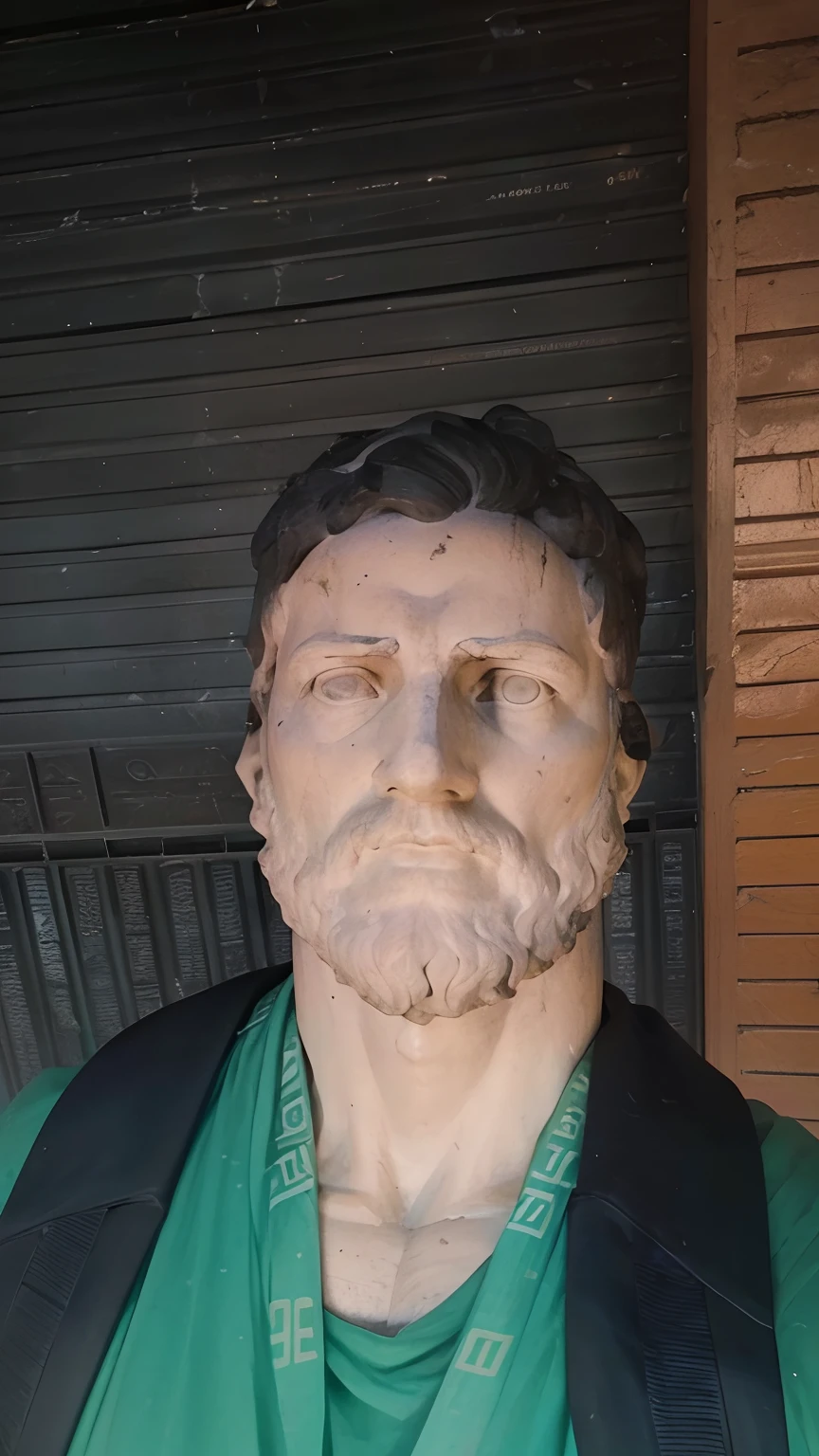 estatua de toga de hombre griego