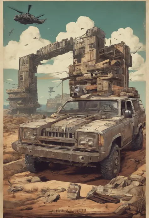 capa de livro, Post apocalyptic, machines, survival, ruins