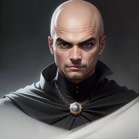 hyperrealistic depiction of a hindi bald tony stark lookalike in gothic -  SeaArt Al - бесплатный генератор искусства ИИ