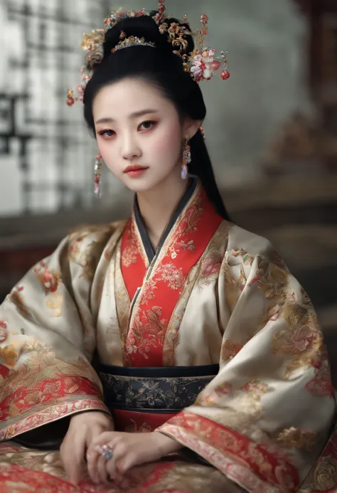 Chinese girl, traditional antique b - OpenDream