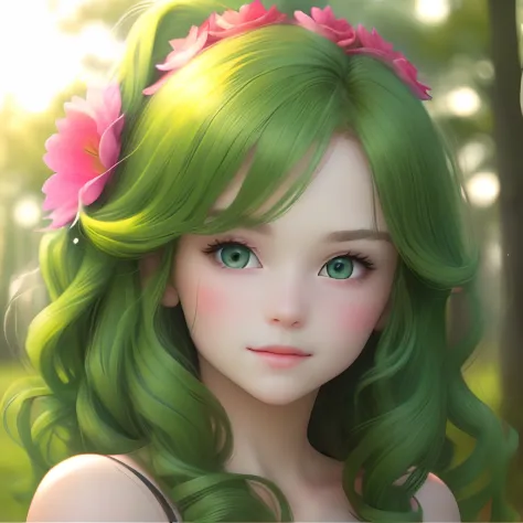 (making hand gestures: 1.2 + neutral + eyes between closed 1.0)),(beautiful: 1.6 + beautiful: 1.3 + cute),((very detailed: 1.5 + ultra detailed)),(Drawing of OnonokiYotsugi-000008:1),(eyes: green, green hair), serious face, 1 girl, just one girl, beautiful...