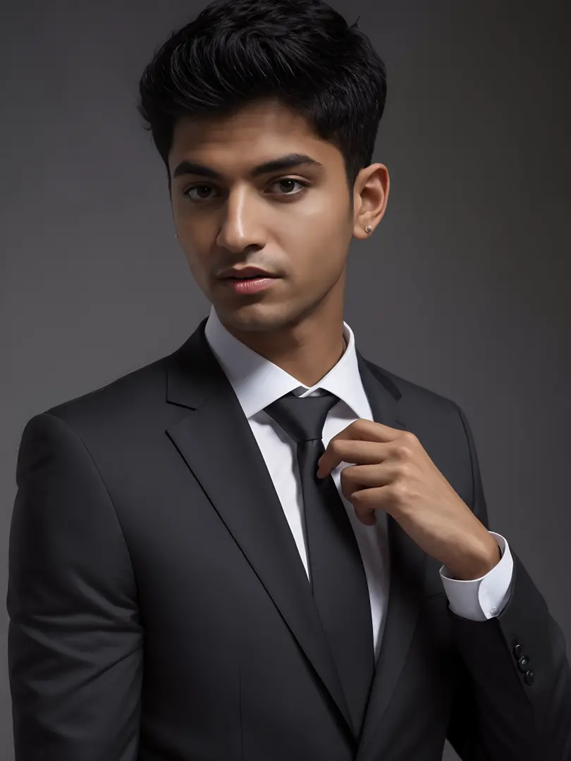 arafed man in a suit and tie posing for a picture, wearing suit and tie, wearing a suit and tie, wearing a business suit, wearin...