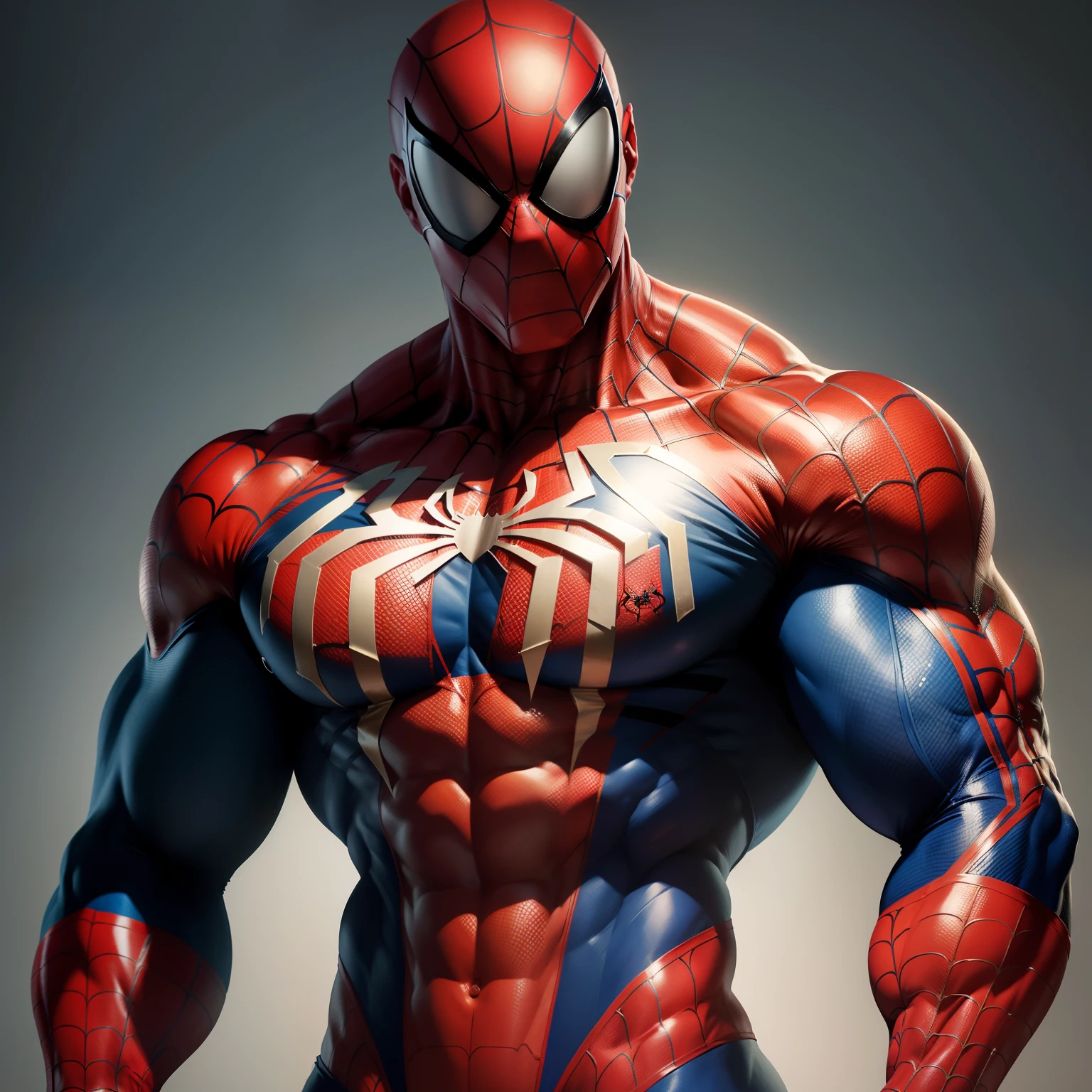 A close up of a man in a spider - man costume posing - SeaArt AI