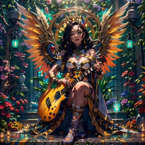 Sun Masterpiece ultra deep path equirectangular_360 Beholder urban Goddess_play_guitar handled jukebox forest graduate global lu...