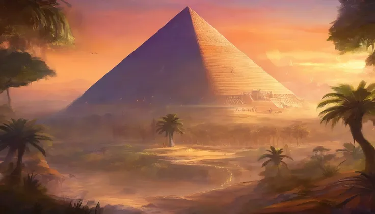 Absurderes Best Quality Ancient Egypt Pyramid Faraway View Seaart Ai