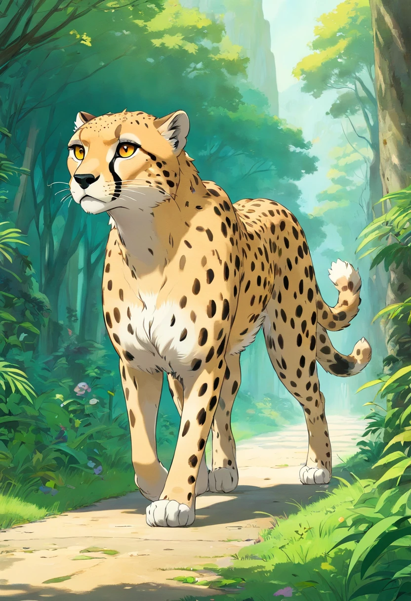 Anime Cheetah Illustrations & Vectors