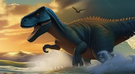 Dinosaurs resist the waves，Selvas，Realidade super grande，Ancientry