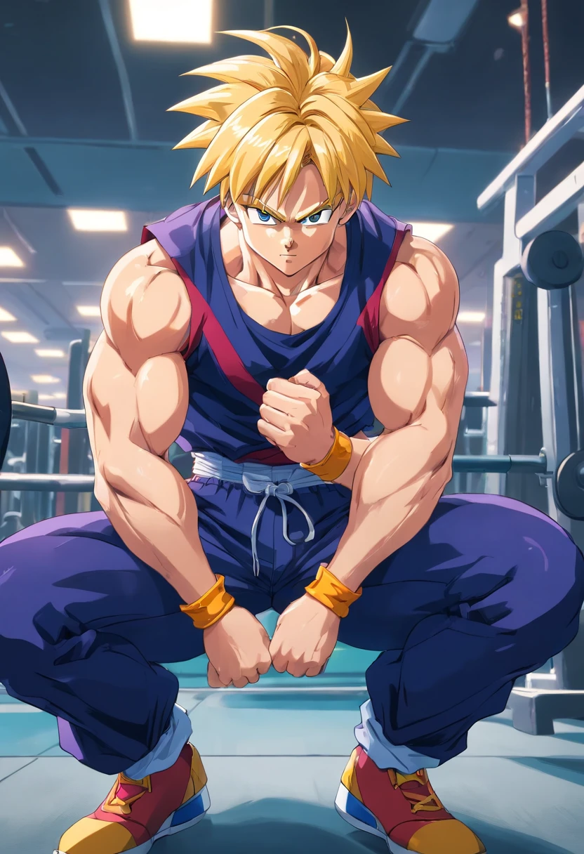 prompthunt: anime character design of powerful lean muscular aesthetic  asian bodybuilder fitness model, 