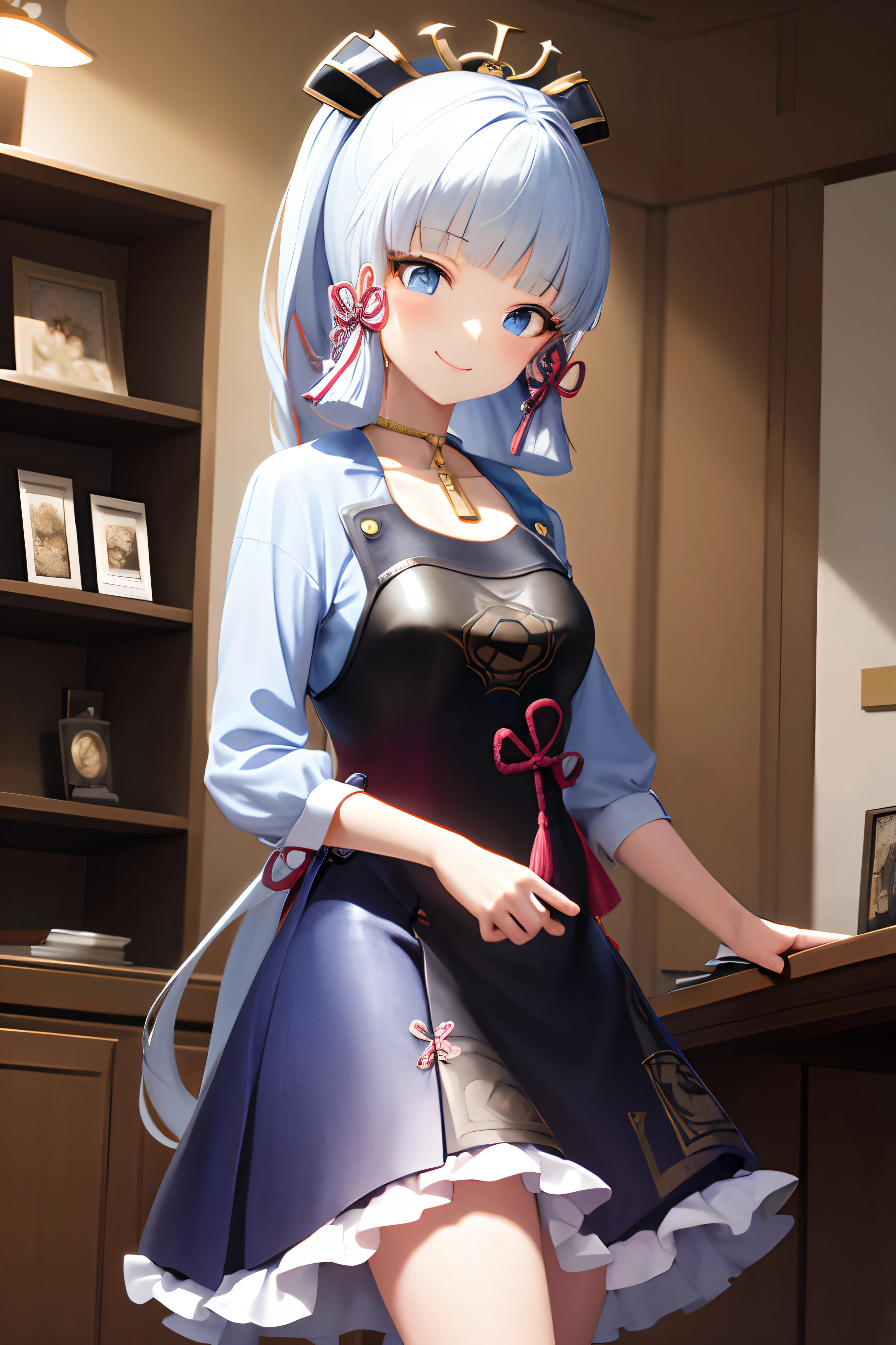 Anime - style image of a woman dressed in a maid outfit - SeaArt AI