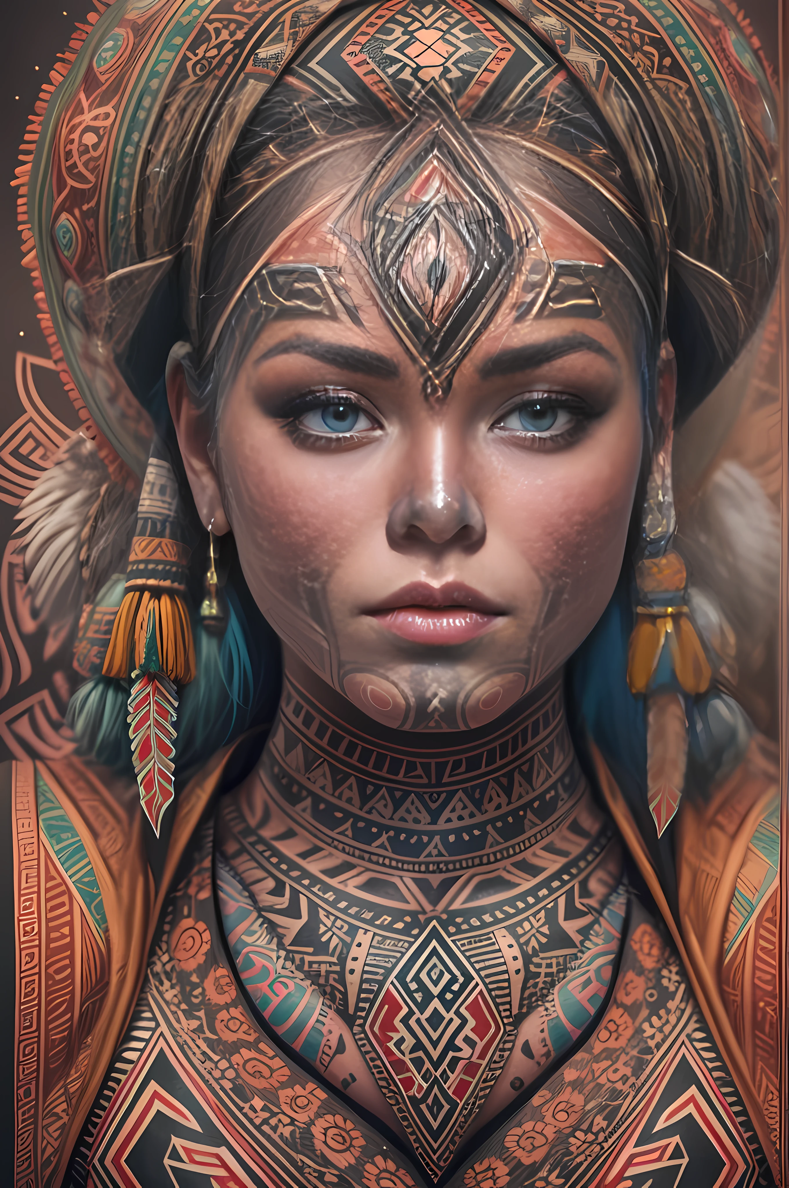 Tattooed women Indigenous Tribes